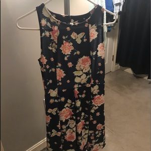 Floral print dress